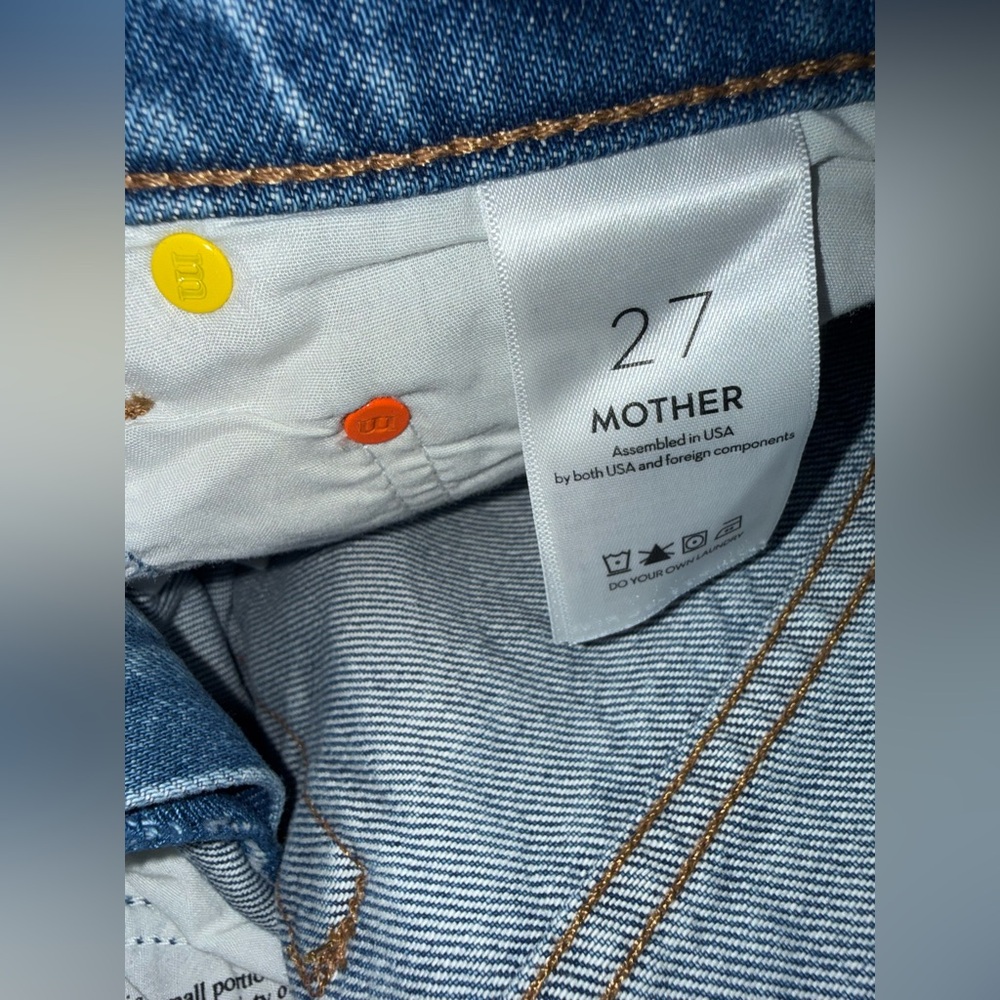 Mother. Snacks! High Waisted Twizzy Skimp in Delicous Memories Wash. size 27. - Picture 8 of 12
